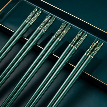 合金筷子家用高檔精致耐高溫不發霉高端歐式奢華家庭2021新款輕奢