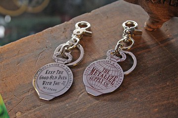 【METALIZE】不鏽鋼復古懷錶型一字起鑰匙圈