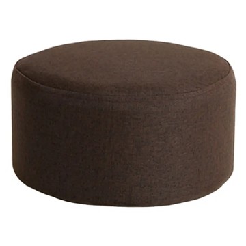 Mega 簡約素面圓形小椅凳 咖啡色 直徑28x16公分  1個