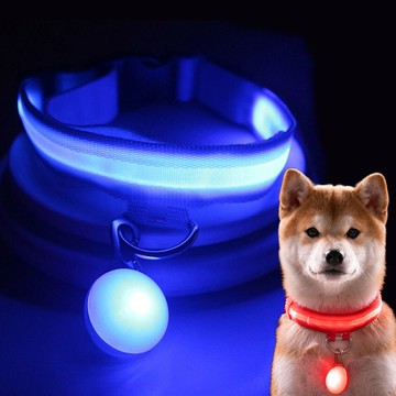 寵物LED發光項圈 夜光項圈 發亮項圈 狗項圈 寵物項圈 寵物燈項圈 遛狗燈 夜間安全【PF001】99750走走去旅行