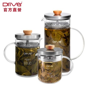 Driver 冷熱兩用泡茶壺 茶具 茶器 熱茶壺 沏茶壺 冷水壺 冷泡茶 耐熱玻璃壺︱官方直營