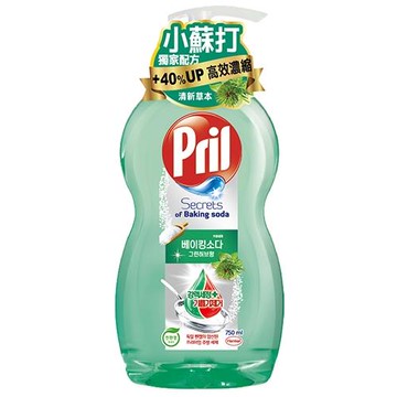 Pril小蘇打高效洗碗精(草本)750ml【愛買】