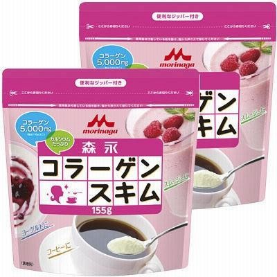 森永乳業 コラーゲンスキム 1セット（155g×2袋）
