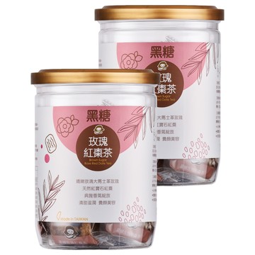 蜜思朵 黑糖玫瑰紅棗茶  17g  12個裝  2個