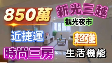 全程影片介紹♦️新光三多商圈│典雅輕時尚美美三房｜高雄市苓雅區林森二路