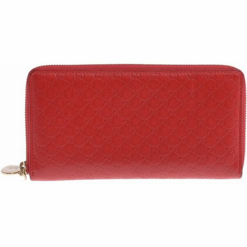 グッチ Gucci ラウンドファスナー長財布 Gg柄 カーフ 赤 中古 通販 Lineポイント最大0 5 Get Lineショッピング