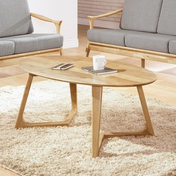 威爾原木全實木大茶几