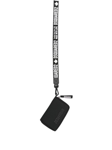 Dsquared2 - raised-logo Continental wallet - men - Polyester - One Size - Black