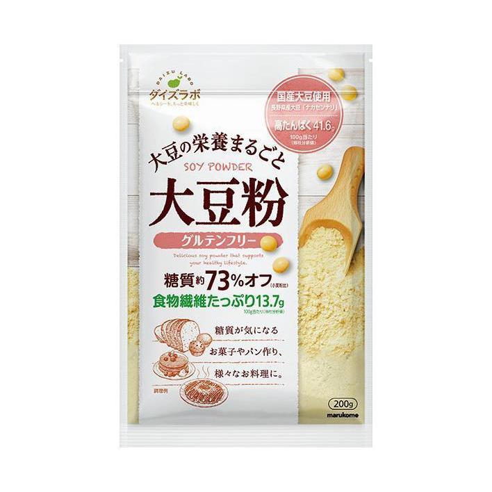 マルコメ ダイズラボ 大豆粉 200g×20袋入×(2ケース)｜ 送料無料