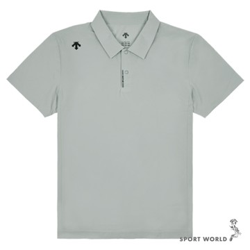 Descente 迪桑特 短袖上衣 男裝 Polo衫 灰【運動世界】SQ211GPS41-GRAY