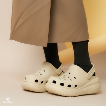 Crocs Crush Clog Bone 男鞋 女鞋 奶茶色 洞洞鞋 經典 布希鞋 涼拖鞋 207521-2Y2