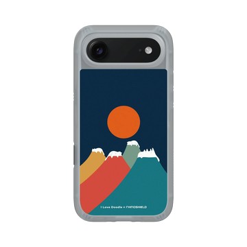 iPhone Air AirX 流變灰 - ilovedoodle (Lim Heng Swee) - Cat Landscape - Colorful Mountains 貓咪五彩山