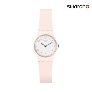 Swatch PINKBELLE 經典手錶/考試錶/無秒針/女錶/瑞士製造 LP150 (25mm)【官方旗艦店】