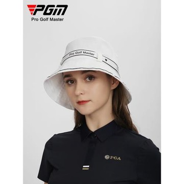 PGM新品高爾夫球帽女士蝴蝶結綁帶漁夫帽 遮陽防曬內里吸汗帶設計