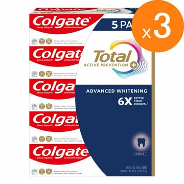 [COSCO代購6] W1285702 Colgate 全效潔白牙膏 181公克 5入 3組