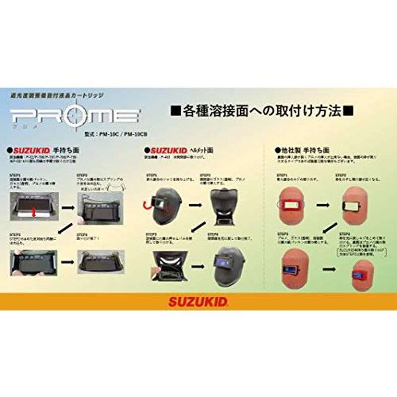 スター電器製造(SUZUKID)遮光度調整機能付 液晶カートリッジ プロメ