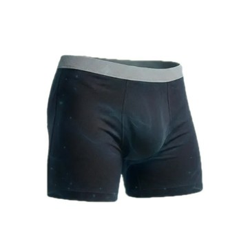 【海夫健康】COOCHAD CueSkin™ Airy 銅氨絲抑菌快乾 男款平口機能內褲 曜石黑 雙包裝(M~2XL)