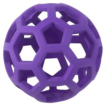 Petmate jw 橡膠洞洞球 漏食玩具  顏色隨機  1個  中