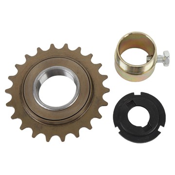 [waroom01] 22T 自行車飛輪帶 30 毫米適配器連接器自行車套件,適用於電動三輪車摩托車卡丁車