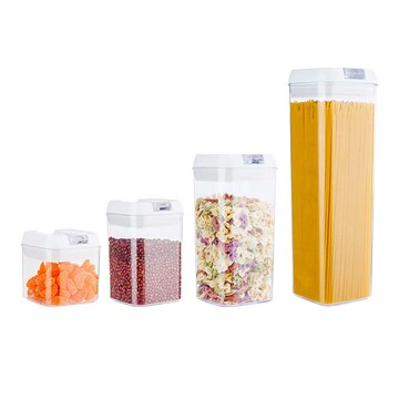 【蝦皮直營】彈蓋密封罐 收納罐 保鮮罐 保鮮盒 密封盒 真空罐 糖罐 咖啡罐 麥片收納 罐子 儲存罐保存罐