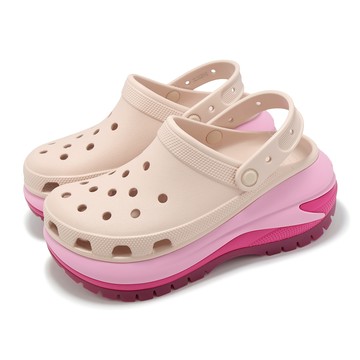 [ACS] Crocs 洞洞鞋 Mega Crush Matte 男女鞋 石英粉 經典光輪花呢克駱格 厚底 休閒鞋 卡駱馳 2107496WS