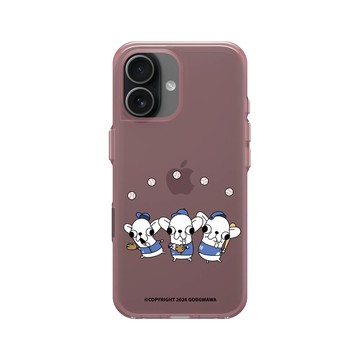 iPhone 17 Clear (相機按鈕) 晶醺玫 - Godgwawa 變種吉娃娃 - 三吉棒