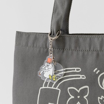 MIDORI 歐吉桑 30 周年鑰匙圈-盤腿而坐