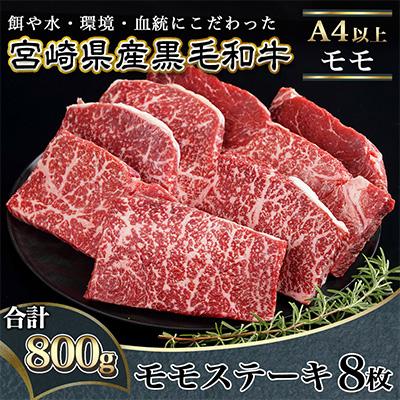 ふるさと納税 都城市 モモステーキ800g(8枚)