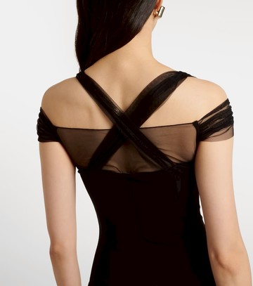 Nensi Dojaka Draped maxi dress