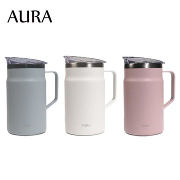 【AURA】不鏽鋼把手保溫杯600ml