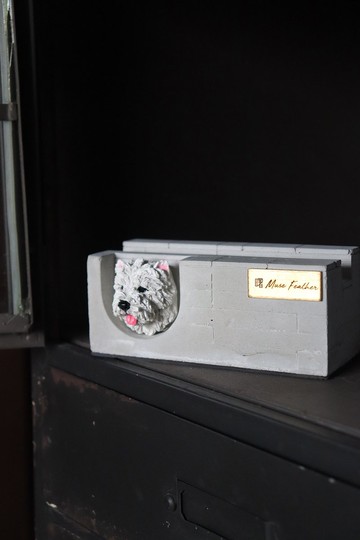 曙MUSE 西莎水泥名片架 手機架 辦公室 擴香石 手作 創意 擺飾