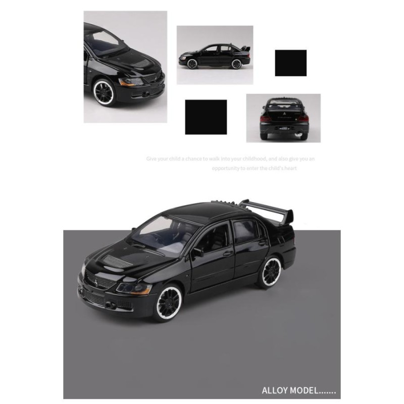 三菱 LANCER Evolution IX 1/32 ミニカー 全3色 ランサーエボリューション ライト点灯 エンジンサウンド 合金モデル 模型 |  LINEショッピング