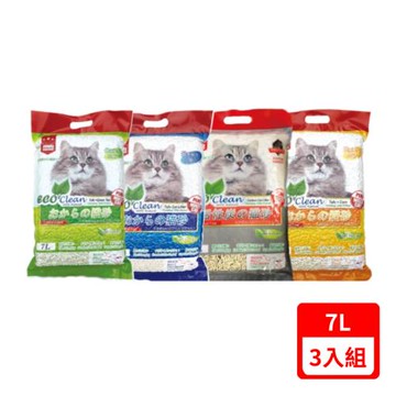 【ECO 艾可】豆腐貓砂7L-3入 原味/綠茶/玉米/活性碳 (環保貓砂 貓砂)