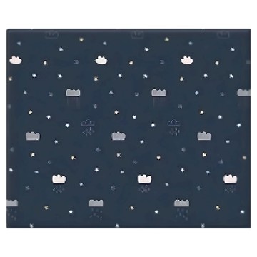 Mang Mang 小鹿蔓蔓 兒童PVC遊戲地墊 星空夜色 寶寶爬行墊 防滑地墊  170 x 140 x 1.3cm