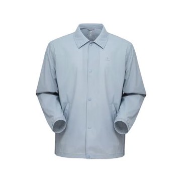 Converse Andover Coaches Jacket 男款 藍色 襯衫 休閒 外套 10027704-A03