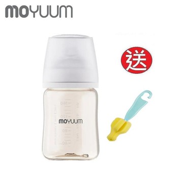 MOYUUM第三代PPSU寬口奶瓶經典款170ml(1m+)(8809926452021) 450元+送奶嘴刷