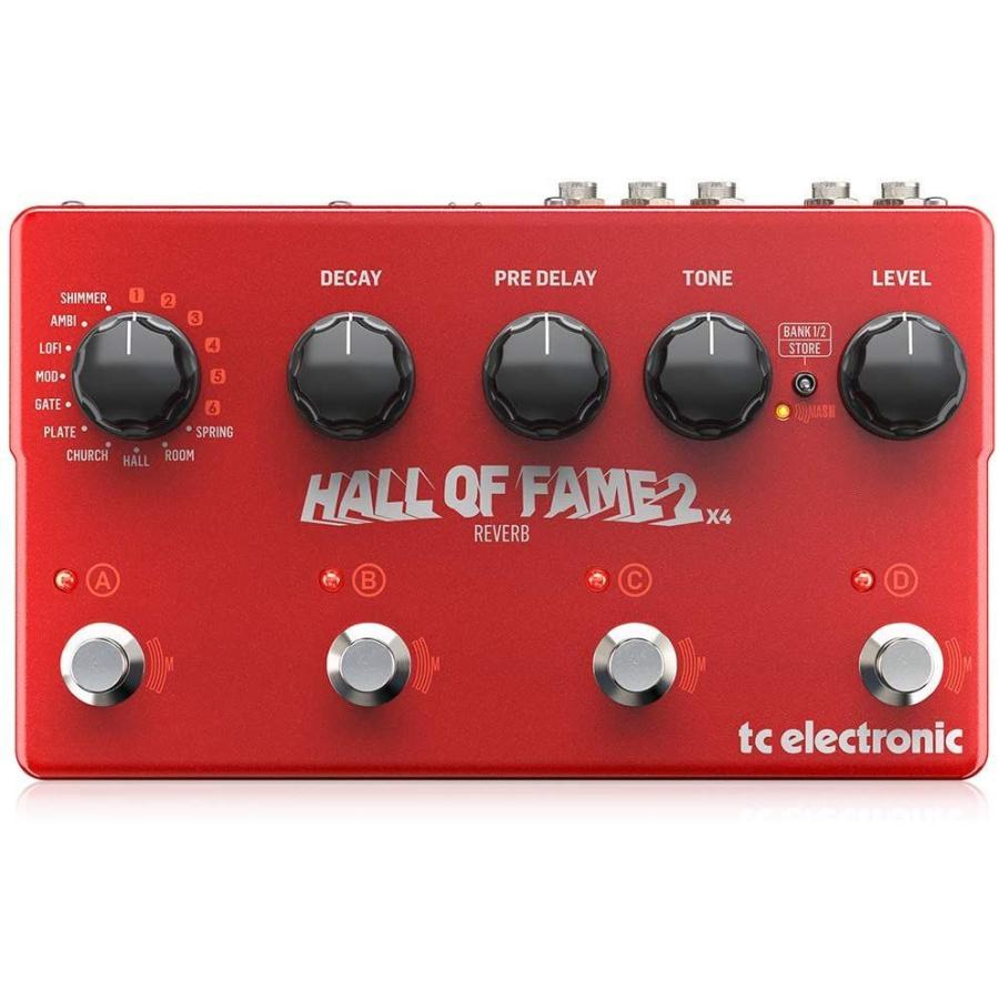 TC ELECTRONIC (ティーシーエレクトロニック) ギター用エフェクター リバーブ・ペダル HALL OF FAME X R