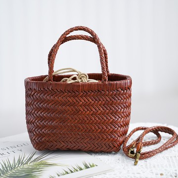 復古編織手提包122694C