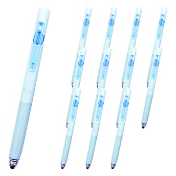 PENROTE 筆樂 低重心中性筆 黑墨 12支 藍色