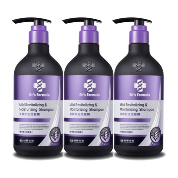 【Dr’s Formula 台塑生醫】溫潤舒活洗髮精(升級版)三代580g*3入
