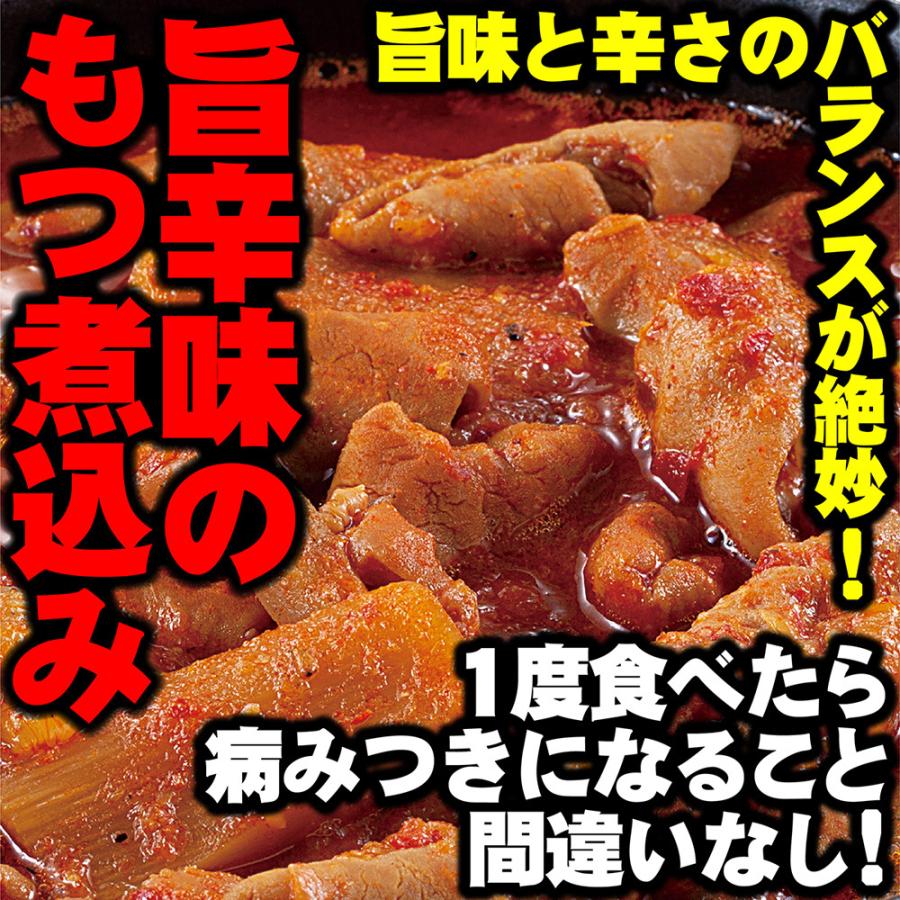 赤パンチ（もつ煮込み）10袋セット もつ煮 もつ鍋 豚もつ 国産 ホルモン おつまみ おかず 惣菜 冷凍食品 埼玉 名物 ギフト ポイント消化