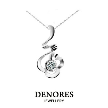 DENORES 花之精靈天然真鑽墜鍊