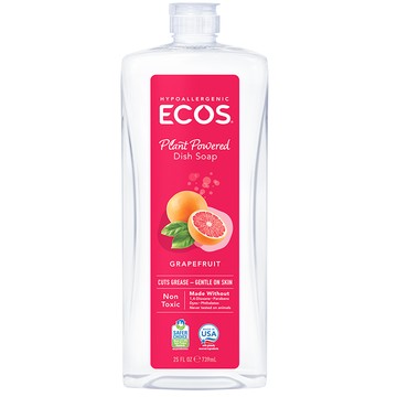35折【ECOS】沁心葡萄柚 天然環保溫和洗碗精（有效期限2026/11/28）