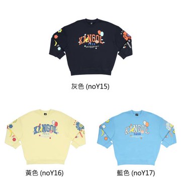 KANGOL 大學T 長袖上衣 繽紛印花設計 女款 65521003