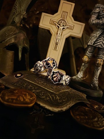 【圖騰系列】勳章Medal 925純銀 戒指