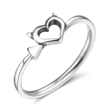 純銀戒指．防小人尾戒．閨蜜．混搭．疊戴