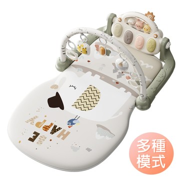 雪倫小舖-嬰兒早教健身架 動物派對踢踢琴 寶寶健力架 腳踏鋼琴遊戲毯