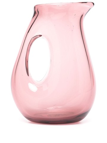 POLSPOTTEN - Hole Glass jug - unisex - glass - One Size - Brown
