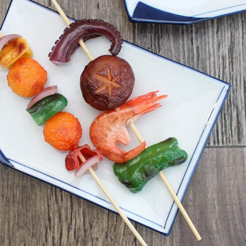 長角皿 20.2cm 和食器 だまし絵風 刺身皿 焼き物皿 お刺身