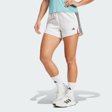 ADIDAS 短褲 3-STRIPES 白色 吸排 運動短褲 女 JF4360